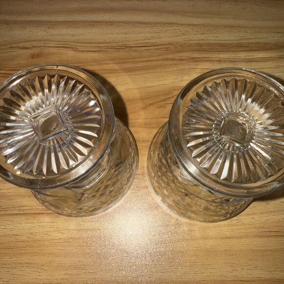 Set of 2 Vintage Hazel Atlas Big Top Peanut Butter Sherbet Glasses. No Flaws - Picture 4 of 4